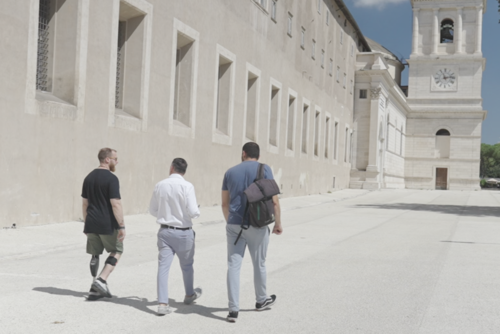 percorso pedonale laterale Basilica S. Paolo